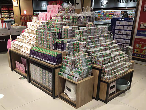 钢木结合货架